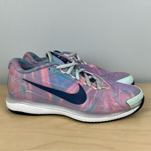 Nike Women’s Size 8.0 Court Air Zoom Vapor Pink Blue Athletic Tennis Shoes